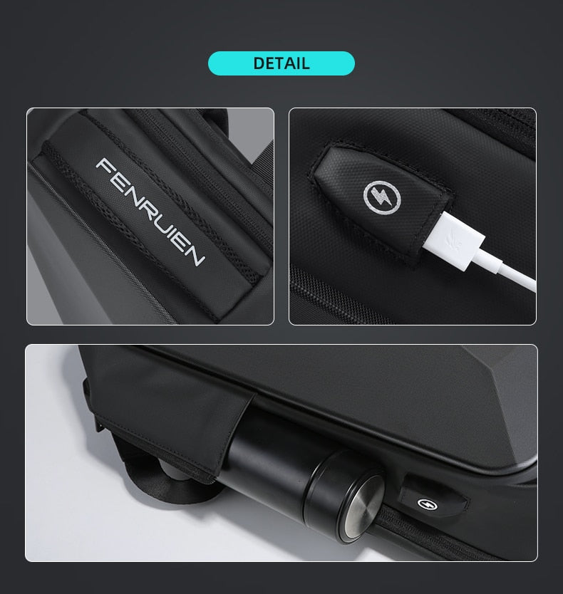 Traveling USB portable backpack