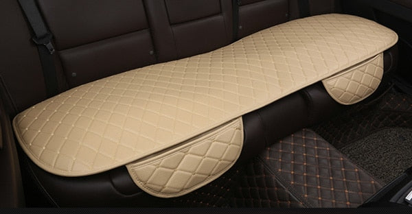 Leather Car Seat Cover Auto Chair Front Back Waterproof Cushion Protector Four Seasons Interior Accessories