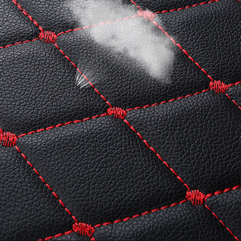 Leather Car Seat Cover Auto Chair Front Back Waterproof Cushion Protector Four Seasons Interior Accessories
