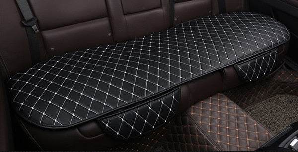 Leather Car Seat Cover Auto Chair Front Back Waterproof Cushion Protector Four Seasons Interior Accessories