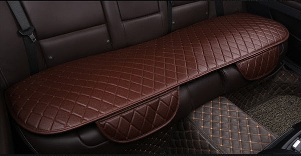 Leather Car Seat Cover Auto Chair Front Back Waterproof Cushion Protector Four Seasons Interior Accessories